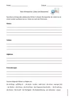 Vorschau - Arbeitsblätter - Wortspeicher Daten und Diagramme - Seite 2