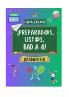 Vista previa - Unidades / Secuencias / Situaciones de Aprendizaje - SDA: ¡Preparad@s, list@s, bad a 4! - Portada