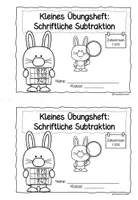 Vorschau - Unterrichtsreihen - Schriftliche Subtraktion - kleines Übungsheft - Seite 2
