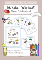 Vorschau - Spiele - Ich habe, wer hat? – Schulmaterialien spielerisch kennenlernen - Deckblatt
