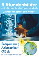 Vorschau - Stundenentwürfe - 5 Stundenbilder zur Glückspunkt-Methode – Entspannung, Achtsamkeit und soziales Miteinander - Deckblatt