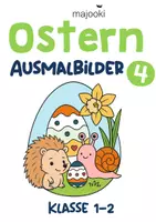 Vorschau - Mal- und Bastelvorlagen - Ostern Fensterdeko - 10 Stück Fensterbilder in 2 Versionen - Ausmalbilder - Mix 4 - Ausmalblätter Grundschule Klasse 1 - 2 - Feinmotorik fördern Klasse 1 - Deckblatt