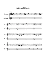 Vorschau - Anderer Materialtyp - Minimal Music, Noten zum Musizieren - Seite 1