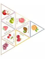 Vorschau - Unterrichtsreihen - Legespiel zum Thema Obst DaZ - Seite 1