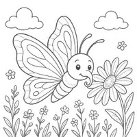 Vorschau - Mal- und Bastelvorlagen - Schmetterling Ausmalbilder (50 Malvorlagen) inkl. Stundenentwurf (PDF) - Seite 2
