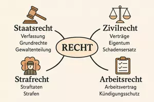 Vorschau - Arbeitsblätter - Arbeitsblatt "Recht" + Onlineübung & MP3 + Mindmap - Seite 3