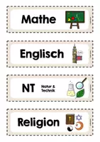 Vorschau - Poster - Stundenplan / Tagestransparenz für Grund-, Mittel- und Förderschule - Seite 2