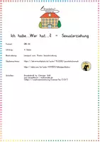 Vorschau - Spiele - Sexualerziehung / Mein Körper: Ich habe... Wer hat...? (Lesespiel) - Sachunterricht - Kl. 3/4 - Seite 1
