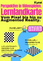 Vorschau - Unterrichtsreihen - Perspektive in Videospielen: Lernlandkarte (Kunst) - Deckblatt