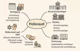 Vorschau - Arbeitsblätter - Arbeitsblätter zum Thema "Holocaust" + Lösung & MP3 + Mindmap + Infografiken - Seite 3