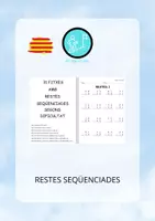 Vista previa - Hojas de trabajo - RESTES SEQÜENCIADES. 31 FITXES - Portada