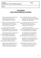Vorschau - Arbeitsblätter - 📚 Klassenarbeit: Ballade analysieren – „Der Erlkönig“ von Johann Wolfgang von Goethe 🌫️👑 (inkl. EWH) - Seite 1