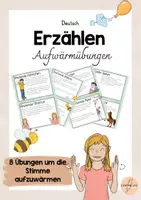 Vorschau - Spiele - Stimme aufwärmen Übungen Erzählen Einstieg - Deckblatt