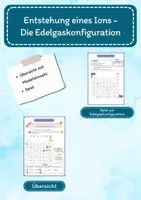 Vorschau - Arbeitsblätter - Materialpaket - Vom Atom zum Ion - Seite 1