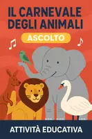 anteprima - Materiale interattivo - Attività educativa-La sinfonia degli animali-ascolto attivo - Pagina di copertina