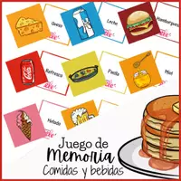 Vista previa - Juegos / Gamificación - Juego de Memoria de las Comidas - Portada