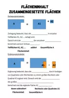 Vorschau - Poster - Informationsplakate Längen, Flächen, Flächeninhalt - Seite 1