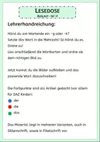 Vorschau - Fördermaterial/Inklusion - Lesedosen Auslautverhärtung - Seite 2