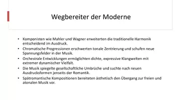 Vorschau - Präsentationen/Tafelbilder - Musik im gesellschaftlichen und historischen Kontext: Der Weg in die Moderne | Präsentation - Seite 1