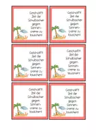 Vorschau - Mal- und Bastelvorlagen - Sommerferien Grüße Schuljahresende Grundschule Sek I - Seite 3