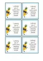 Vorschau - Mal- und Bastelvorlagen - Summer Holiday Greetings Sommerferien Englischunterricht - Seite 2