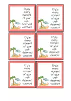 Vorschau - Mal- und Bastelvorlagen - Summer Holiday Greetings Sommerferien Englischunterricht - Seite 3