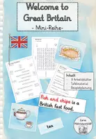 Vorschau - Arbeitsblätter - Great Britain - Mini-Reihe -Arbeitsblätter - Tafelmaterial - Grundschule - Deckblatt