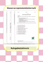 Vorschau - Klassenarbeiten - Klausur Lyrik des Expressionismus Alfred Lichtenstein - Seite 2