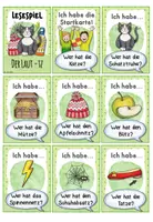 Vorschau - Spiele - Lesespiel: Ich habe... Wer hat...?: Der Laut -tz - Seite 1
