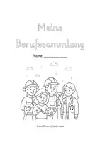 Vorschau - Arbeitsblätter - Dossier Berufesammlung - Deckblatt