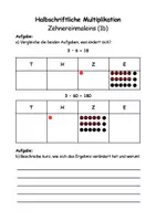 Vorschau - Arbeitsblätter - Halbschriftliche Multiplikation (Übungen /Arbeitsblätter) - Seite 2