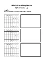 Vorschau - Arbeitsblätter - Schriftliche Multiplikation (ZR 1Million) (Übungen/Arbeitsblätter) - Seite 2