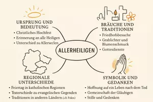 Vorschau - Arbeitsblätter - Arbeitsblatt "Allerheiligen" + Onlineübung & MP3 + Mindmap + Infografik - Seite 3