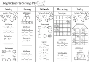 Vorschau - Arbeitsblätter - tägliches Training 19 - Wiederholung ZR 100 - Seite 2