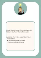 Vorschau - Arbeitsblätter - Stationenlernen Zuckersarten - Seite 1