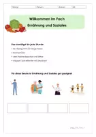 Vorschau - Arbeitsblätter - Willkommen im Fach Ernährung und Soziales - Seite 2