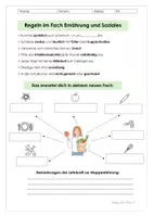 Vorschau - Arbeitsblätter - Willkommen im Fach Ernährung und Soziales - Seite 3