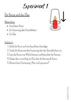 Vorschau - Arbeitsblätter - Feuer - Experimente (Verbrennungsdreieck) - Was braucht Feuer, um zu brennen - Seite 2