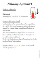 Vorschau - Arbeitsblätter - Feuer - Experimente (Verbrennungsdreieck) - Was braucht Feuer, um zu brennen - Seite 3