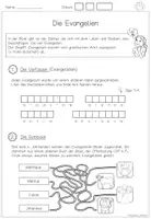 Vorschau - Arbeitsblätter - Die Evangelien (Bibel Religion Grundschule Klasse 3-4) - Seite 2