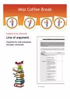 Vorschau - Arbeitsblätter - How to analyze the line of argument / Argumentative structure (Checklist/Feedback) - Seite 3