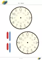 Vorschau - Fördermaterial/Inklusion - Hilfstool: analoge UHR (24h, 12h, Minutenanzeige) - Seite 3