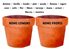Vista previa - Tarjetas / Manipulativos - NOMS COMUNS I NOMS PROPIS - página 3