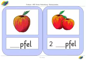 Vorschau - Fördermaterial/Inklusion - ABC-Karten: Anlaute schreiben mit Motiven - Seite 3