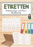 Vorschau - Anderer Materialtyp - Organisation: Maxibriefkartons: Paket- und Ordneretiketten mit editierbarer Datei: - Seite 1