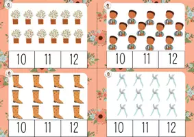Aperçu - Jeux - 🐞 Cartes à pince – Thème du jardin - Page 1