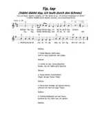 Vorschau - Anderer Materialtyp - LIED Tip, tap (tiddel diddel dap, ich laufe durch den Schnee) - WEIHNACHTSLIEDER WINTER WINTERLIEDER - Seite 1