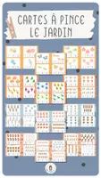 Aperçu - Jeux - 🐞 Cartes à pince – Thème du jardin - Page de couverture