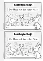 Vorschau - Unterrichtsreihen - Differenziertes Lesebegleitheft Der Hase mit der roten Nase Ostern Anderssein Andersartigkeit Vielfalt Toleranz #hasenstarkehighlights2026 - Seite 3