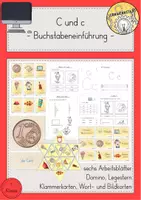 Vorschau - Arbeitsblätter - Buchstabeneinführung C c - Deckblatt